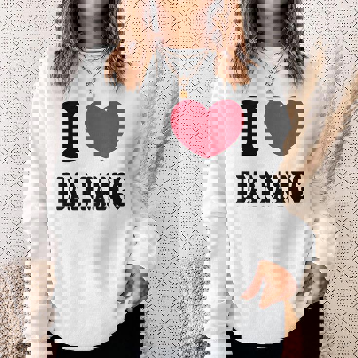 I Love Da Nang ダナンが大好きです スウェットシャツ 彼女への贈り物