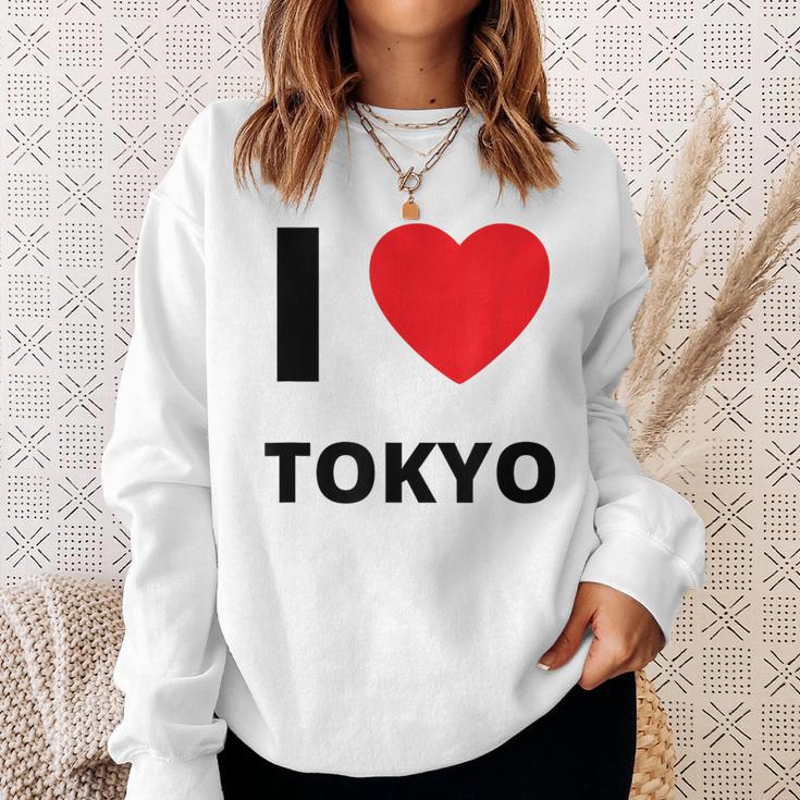 I Love Tokyo Travel Tourist スウェットシャツ 彼女への贈り物