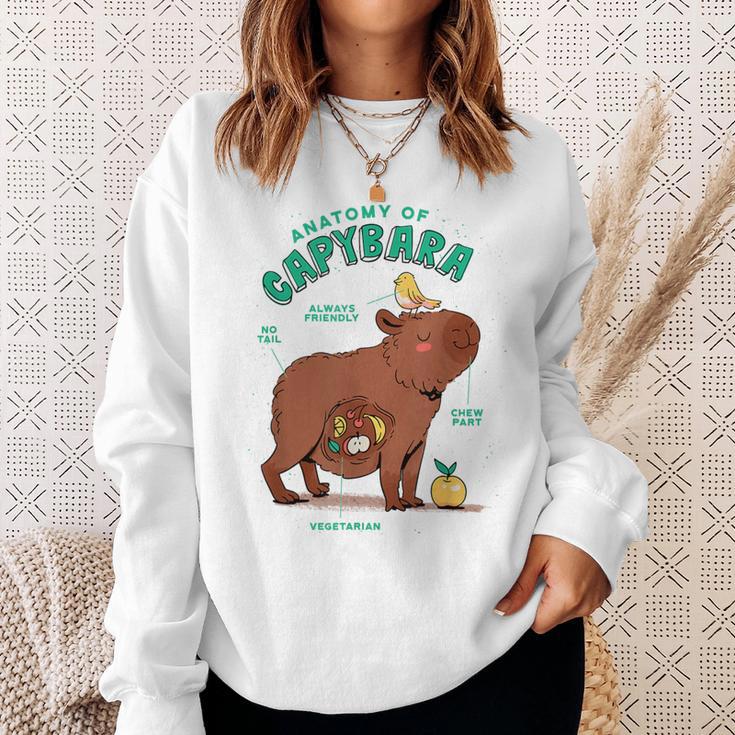 Natural Science Textbook Anatomy Water Pig Sweatshirt Gifts for Her