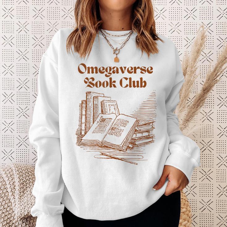 Omegaverse Book Club Reading Alpha Beta Omega Romance Sweatshirt Gifts for Her