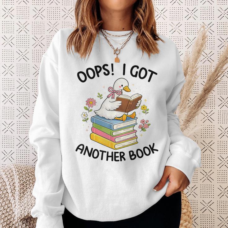 Oops I Got Another Book Goose Goose Reader Women Girls Sweatshirt Gifts for Her Oops I Got Another Book Goose Goose Reader Women Girls Sweatshirt Gifts for Her