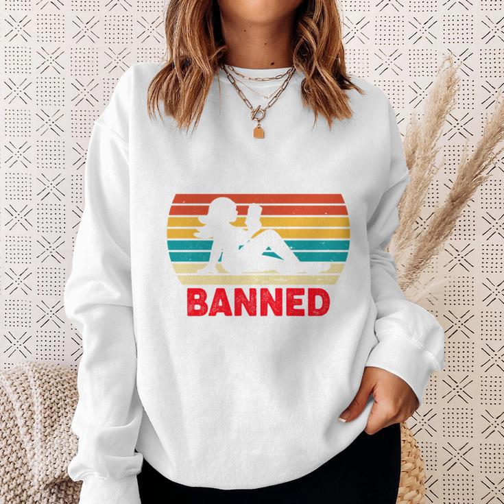 I Read Banned Book Bookworm Reader Nerd Bookish Librarian Sweatshirt Gifts for Her