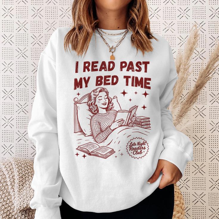 I Read Past My Bed Time Late Night Readers Club Book Lover Sweatshirt Gifts for Her I Read Past My Bed Time Late Night Readers Club Book Lover Sweatshirt Gifts for Her