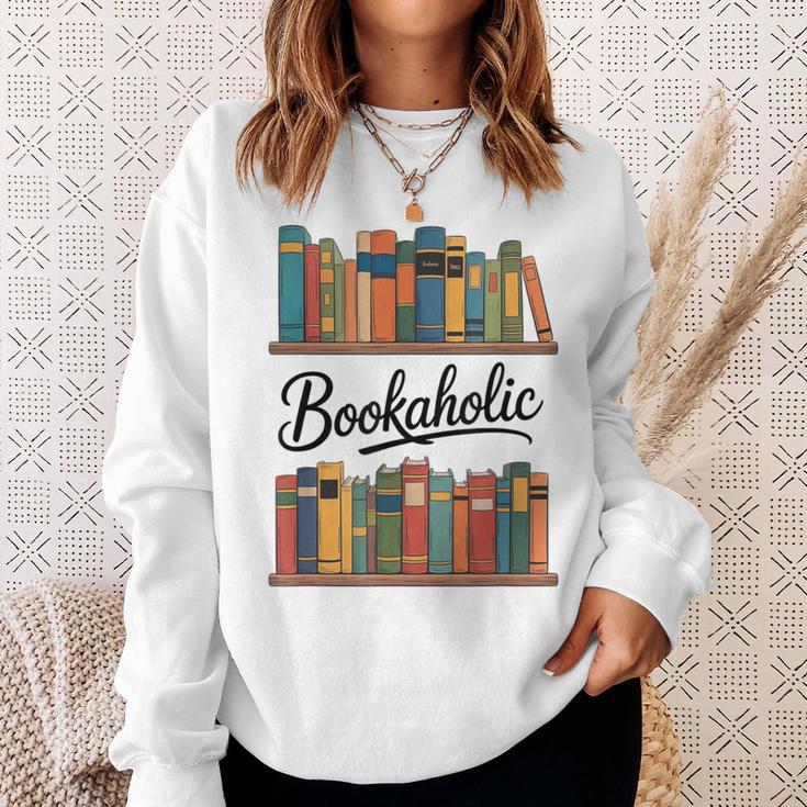 Reading As a Bookaholic For Book Lovers Sweatshirt Gifts for Her