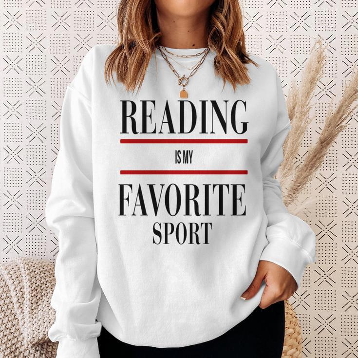 Reading Is My Favorite Sport Book Worms Premium Tri-Blend Sweatshirt Gifts for Her Reading Is My Favorite Sport Book Worms Premium Tri-Blend Sweatshirt Gifts for Her