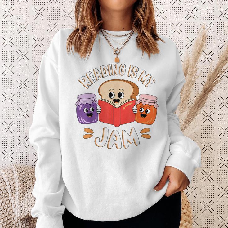 Reading Is My Jam Bookworm Book Librarian Sweatshirt Gifts for Her Reading Is My Jam Bookworm Book Librarian Sweatshirt Gifts for Her
