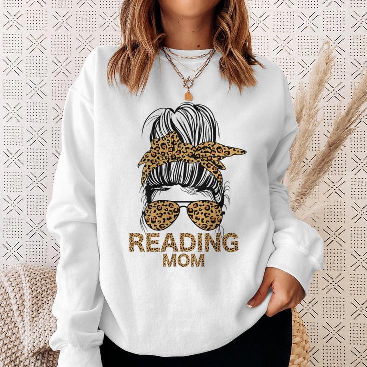 Reading Mom Books Lover Mom Library Mother's Day Sweatshirt Gifts for Her