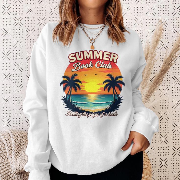 Retro Summer Book Reading Club Sweatshirt Gifts for Her Retro Summer Book Reading Club Sweatshirt Gifts for Her
