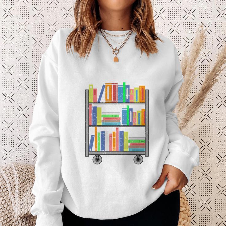 This Is How I Roll Book Librarian Vintage Sweatshirt Gifts for Her