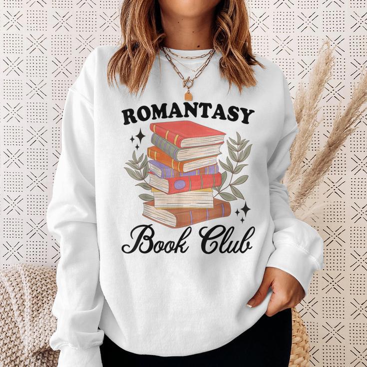 Romantasy Book Club Fantasy Bookish Reading Banned Books Sweatshirt Gifts for Her