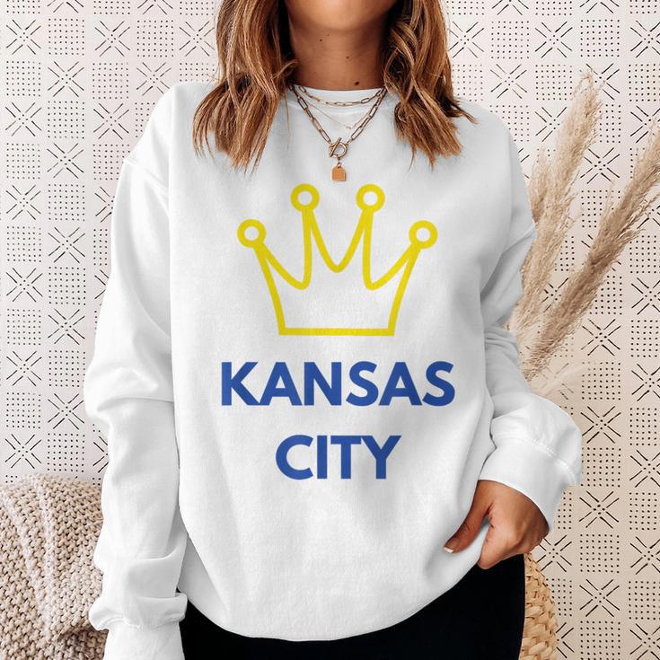 Royal Kc ファンカンザスシティクラウン スウェットシャツ 彼女への贈り物