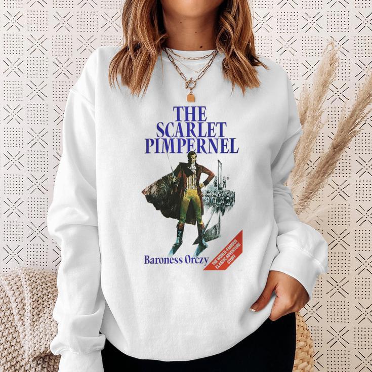 The Scarlet Pimpernel Baroness Orczy Vintage Book Cover Sweatshirt Gifts for Her
