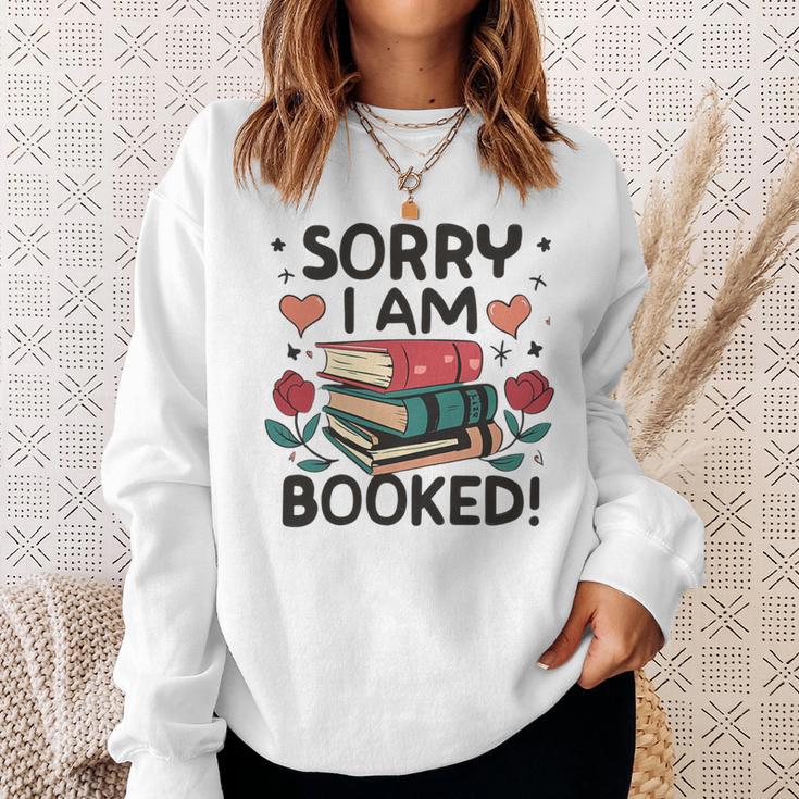 Sorry i Am Booked Book Lover Premium Tri-Blend Sweatshirt Gifts for Her Sorry i Am Booked Book Lover Premium Tri-Blend Sweatshirt Gifts for Her