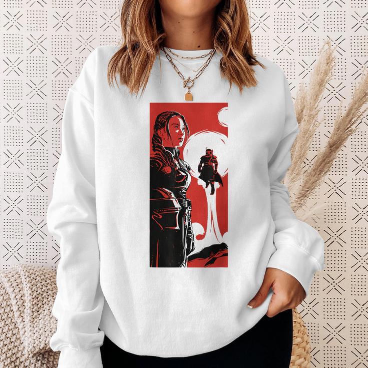 Star Wars The Book Of Boba Fett Fennec Shand Vintage Poster Sweatshirt Gifts for Her