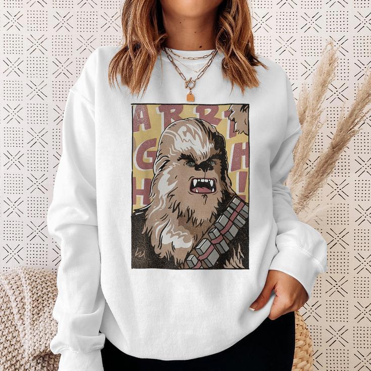 Star Wars Chewbacca Comic Book Character Portrait Sweatshirt Gifts for Her