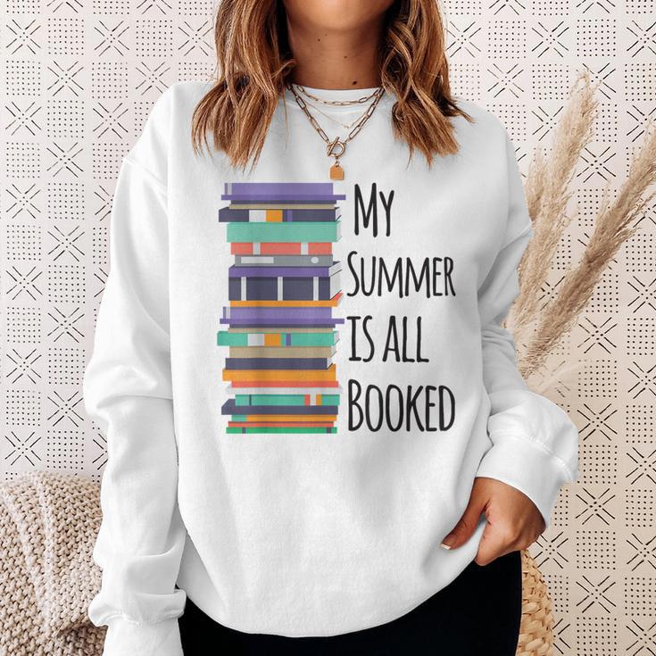 My Summer Is All Booked Book Reading Bookworm Men Women Girls Kids Sweatshirt Gifts for Her My Summer Is All Booked Book Reading Bookworm Men Women Girls Kids Sweatshirt Gifts for Her