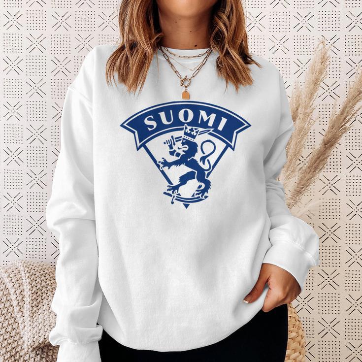Suomi Finnland フィンランド 旅行ギフト お土産 スウェットシャツ 彼女への贈り物
