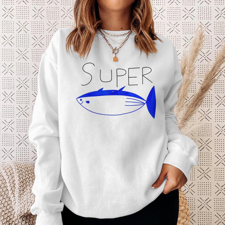 Super Tuna Tuna Fish スウェットシャツ 彼女への贈り物