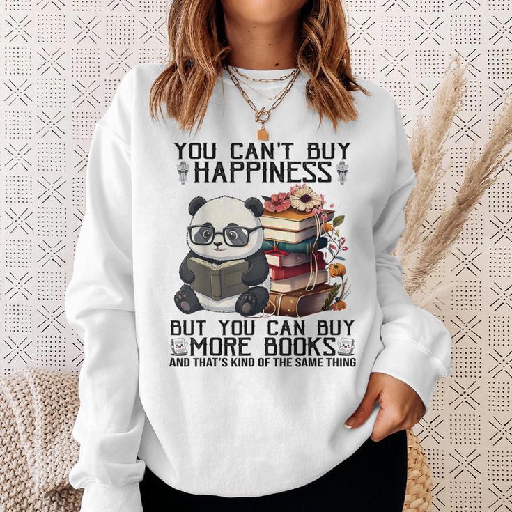 Teacher Bookworm Book Lover Panda Reading Book Librarian Tee Sweatshirt Gifts for Her
