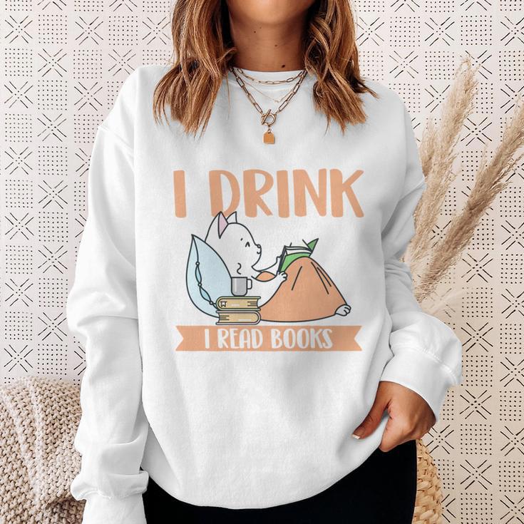 That's What I Do I Read Books Drink Coffee And Know Things Sweatshirt Gifts for Her