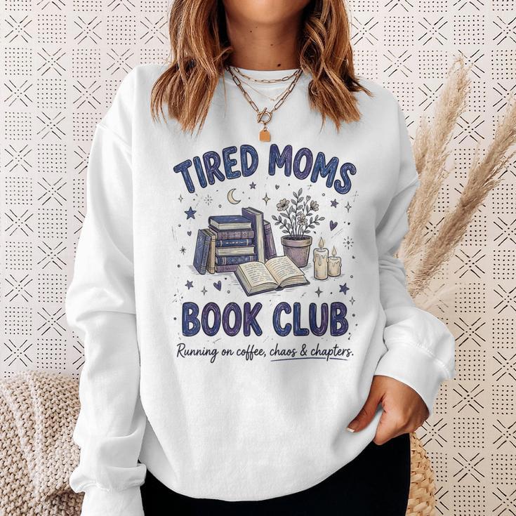 Tired Moms Book Club Reading Mom Coffee Mama Mothers Sweatshirt Gifts for Her Tired Moms Book Club Reading Mom Coffee Mama Mothers Sweatshirt Gifts for Her