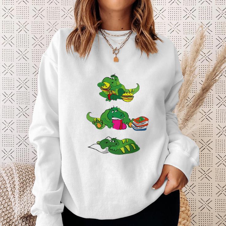 Triathlete Eating Sleeping Reading Dragon Book Sweatshirt Gifts for Her Triathlete Eating Sleeping Reading Dragon Book Sweatshirt Gifts for Her