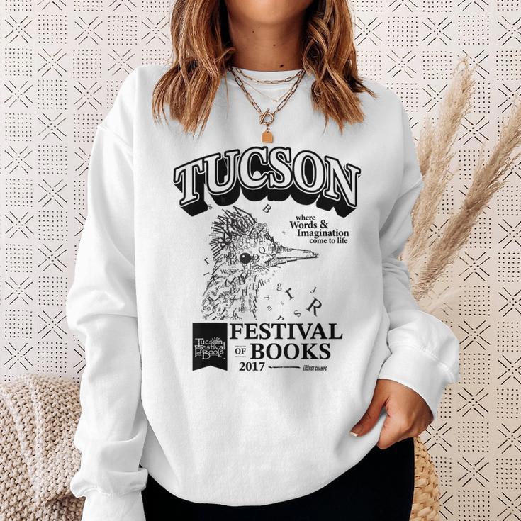 Tucson Festival Of Books TFOB 2017 Roadrunner Mascot Sweatshirt Gifts for Her Tucson Festival Of Books TFOB 2017 Roadrunner Mascot Sweatshirt Gifts for Her