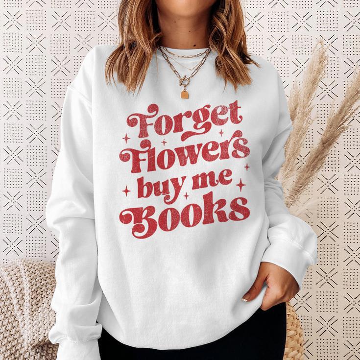 Valentine Bookish Love Quote Forget Flowers Buy Me Books Premium Tri-Blend Sweatshirt Gifts for Her Valentine Bookish Love Quote Forget Flowers Buy Me Books Premium Tri-Blend Sweatshirt Gifts for Her