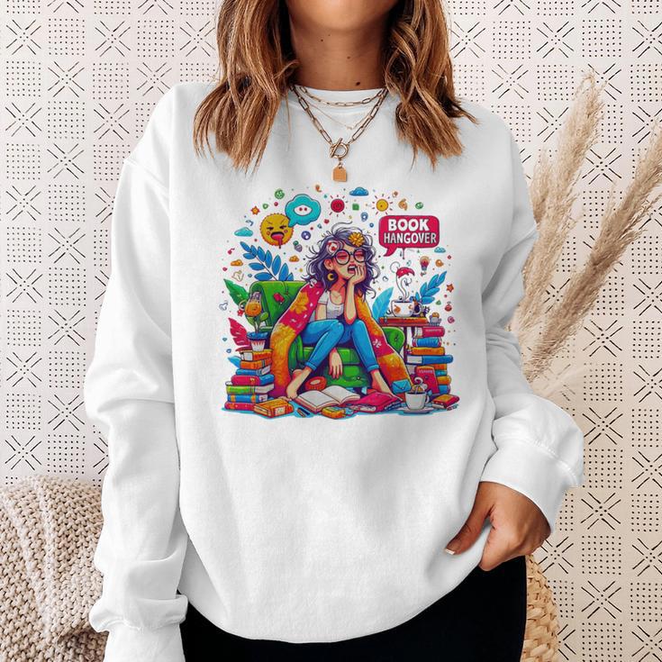 Woman Book Lover Book Hangover Woman Premium Tri-Blend Sweatshirt Gifts for Her Woman Book Lover Book Hangover Woman Premium Tri-Blend Sweatshirt Gifts for Her