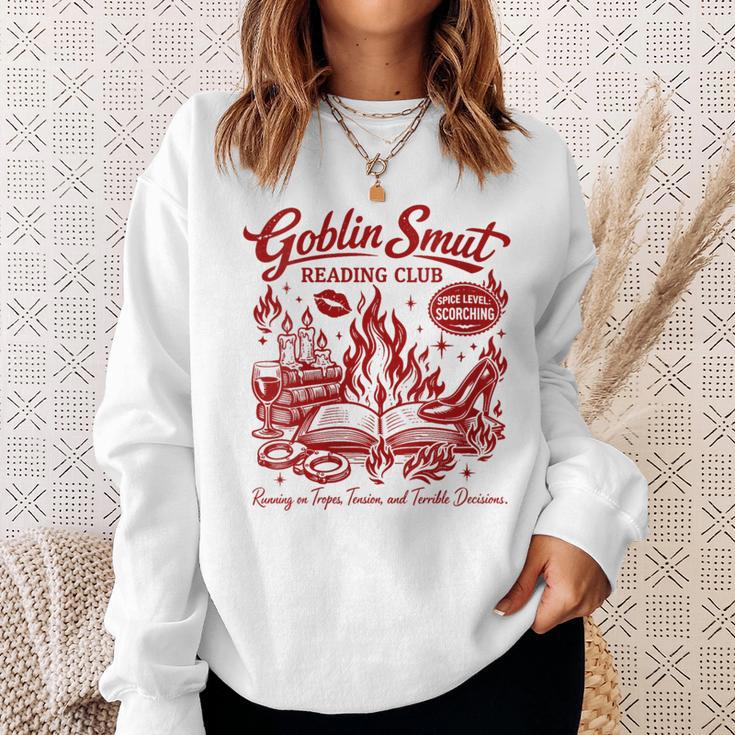 Women's Smut Reader Smutty Spicy Book Goblin Smut Reading Club Sweatshirt Gifts for Her
