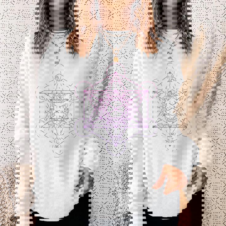 メタトロンキューブ 神聖幾何学 スウェットシャツ 彼女への贈り物