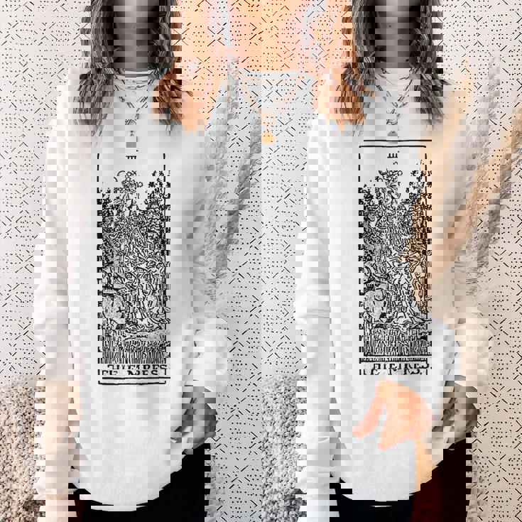 皇后タロットカード スウェットシャツ 彼女への贈り物