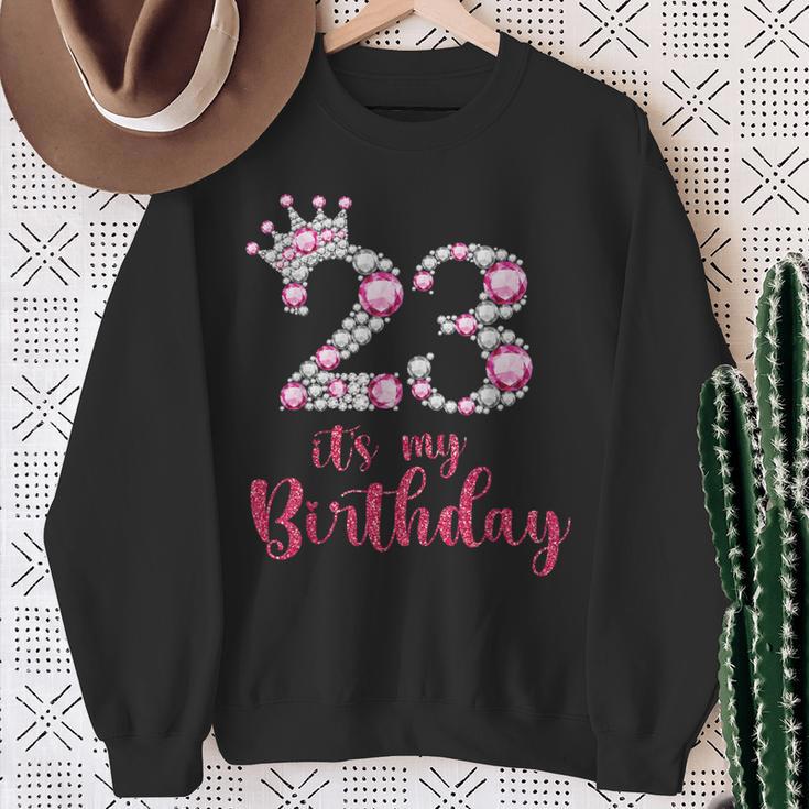 23 It's My Birthday 23歳の誕生日 23歳の誕生日 スウェットシャツ 年配の女性への贈り物