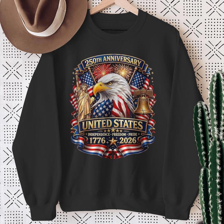 250 Anniversary Usa Patriotic Flag 250Th 4Th Of July Sweatshirt Gifts for Old Women 250 Anniversary Usa Patriotic Flag 250Th 4Th Of July Sweatshirt Gifts for Old Women