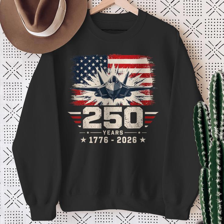 250Th Anniversary Usa Patriotic 250 Years American 4Th July スウェットシャツ 年配の女性への贈り物
