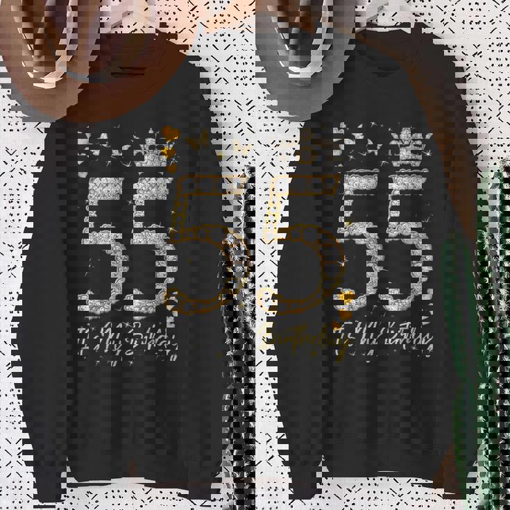 55 It's My Birthday、It's My 55Th Birthday、55歳 スウェットシャツ 年配の女性への贈り物