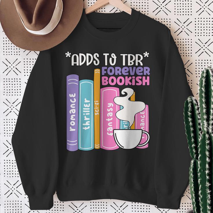 Adds To TBR Forever Bookish Book Lover Tee Sweatshirt Gifts for Old Women Adds To TBR Forever Bookish Book Lover Tee Sweatshirt Gifts for Old Women