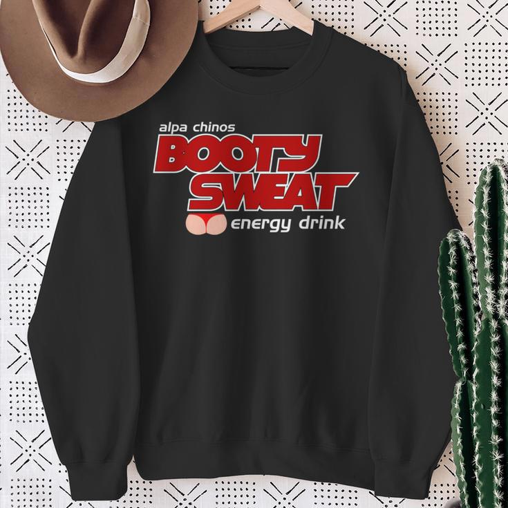 Alpa Chino's Bootyweat エナジードリンク 長袖tシャツ スウェットシャツ 年配の女性への贈り物