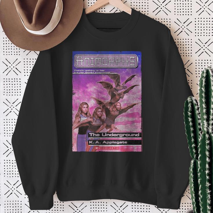 Animorphs The Underground Bat Transformation Book Cover Sweatshirt Gifts for Old Women