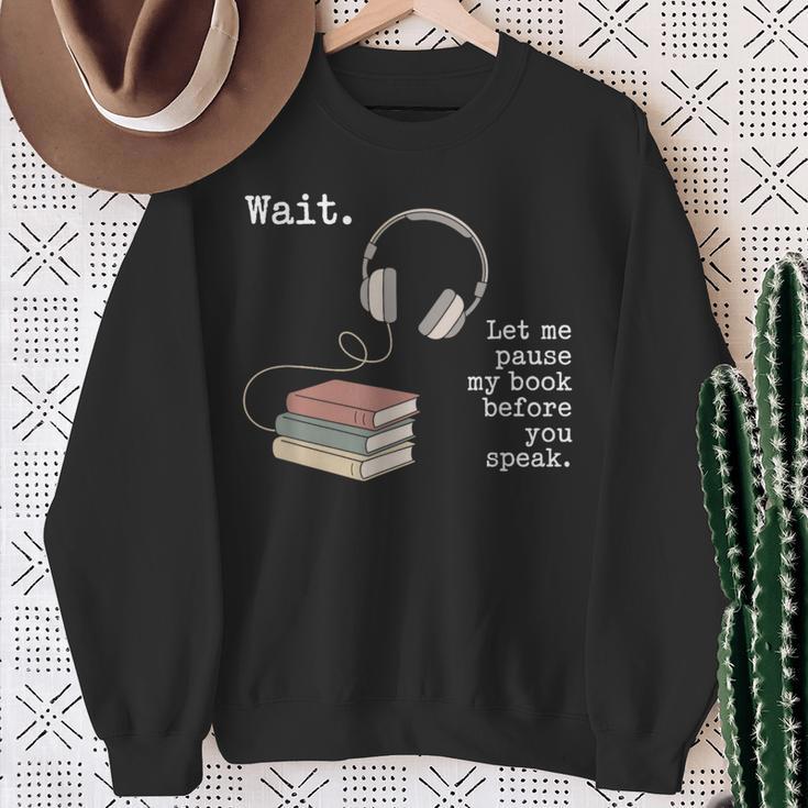 Audiobook Enthusiasts Headphones Book Club Bookworm Sweatshirt Gifts for Old Women Audiobook Enthusiasts Headphones Book Club Bookworm Sweatshirt Gifts for Old Women