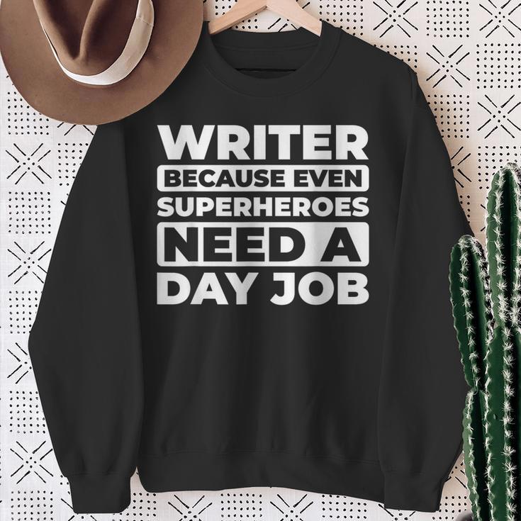 Author Writer Novelist Poetry Book Sweatshirt Gifts for Old Women