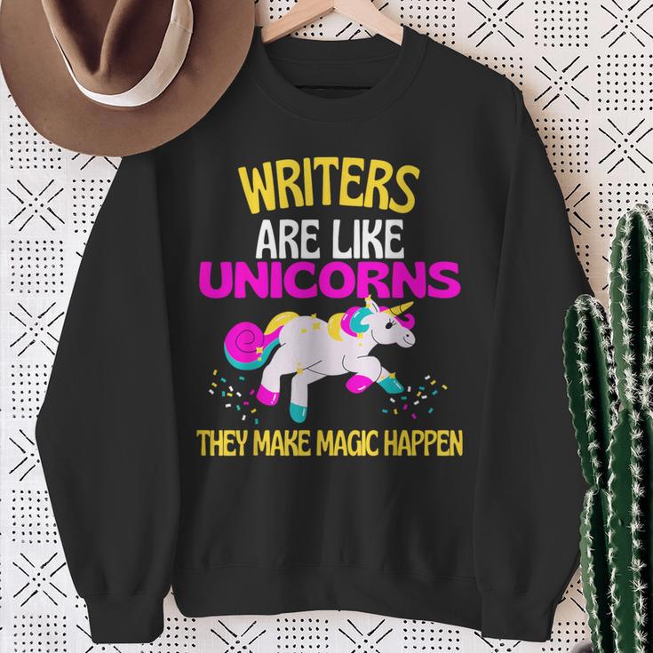 Authors Writer Magic Funny For Book Publisher And Writers Sweatshirt Gifts for Old Women