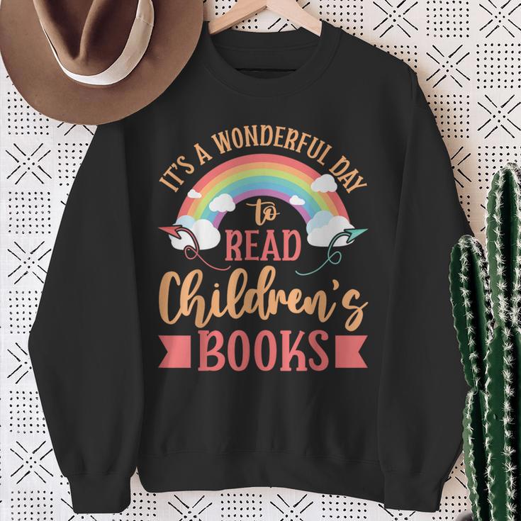 Avid Reader Children's Books Sweatshirt Gifts for Old Women Avid Reader Children's Books Sweatshirt Gifts for Old Women