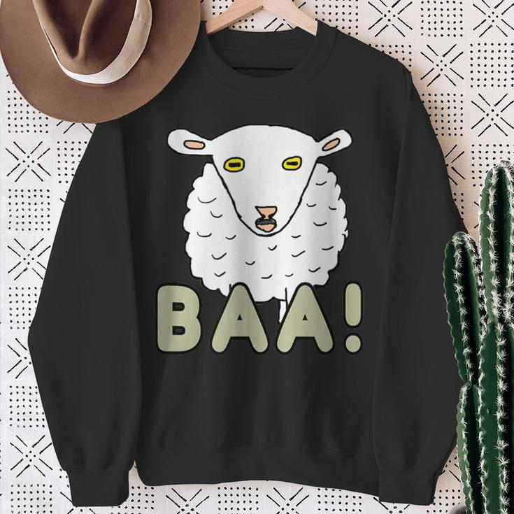 Baa 羊 スウェットシャツ 年配の女性への贈り物