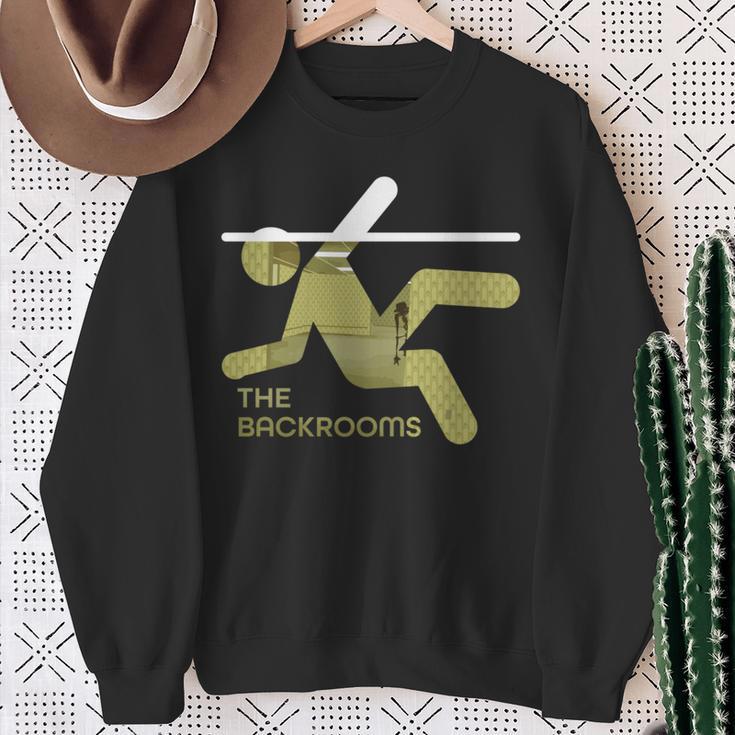 Backroomsのグラフィック。 長袖tシャツ スウェットシャツ 年配の女性への贈り物