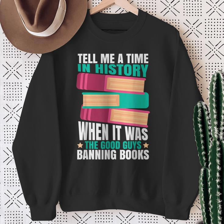 Banned Books Quote Sweatshirt Gifts for Old Women