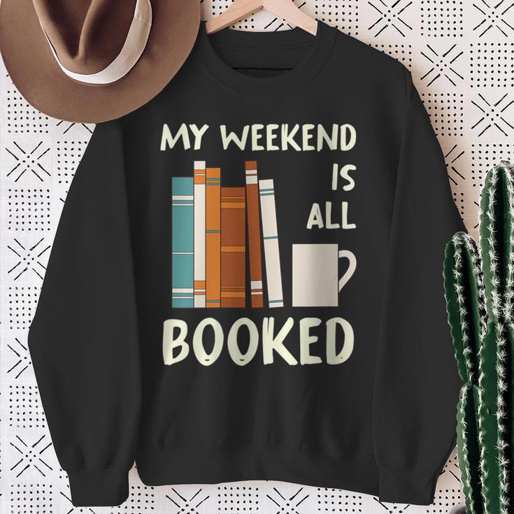 Bibliophile Book Geek Librarian Bookworm Reading Sweatshirt Gifts for Old Women