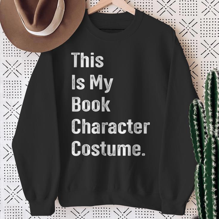 This Is Book Character Costume Easy Lazy DIY Halloween Party Sweatshirt Gifts for Old Women This Is Book Character Costume Easy Lazy DIY Halloween Party Sweatshirt Gifts for Old Women