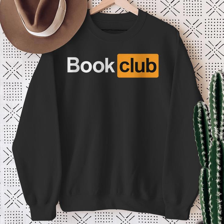Book Club Logo For Novel Literature Reading Lover Sweatshirt Gifts for Old Women Book Club Logo For Novel Literature Reading Lover Sweatshirt Gifts for Old Women