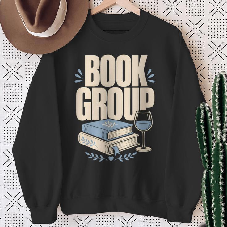 Book Group Reader Club Crew Cozy Nights Book Club Sweatshirt Gifts for Old Women